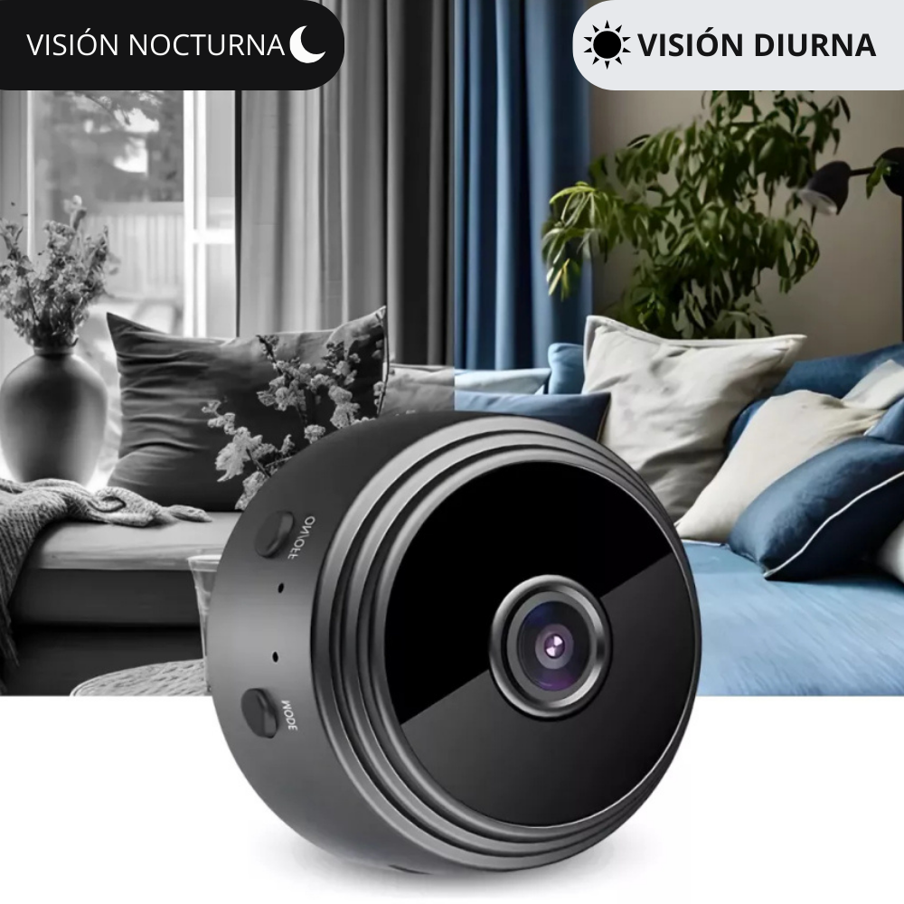 SPYGUARD A9 – MINI CÁMARA DE SEGURIDAD WIFI HD 1080P | PROTEGE LO QUE MÁS TE IMPORTA CON VIGILANCIA DISCRETA Y EN TIEMPO REAL | ENVÍO GRATIS 🇨🇴
